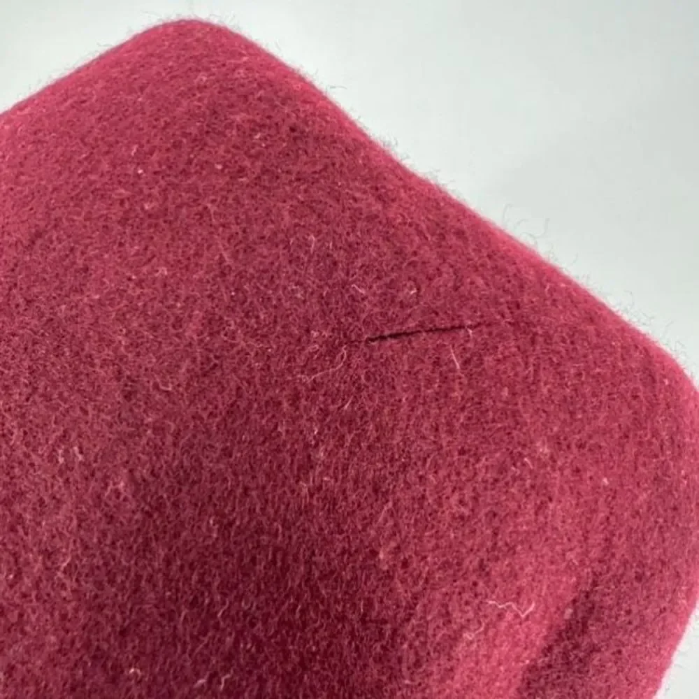 Vintage Victoria Secret Wide Brim Wool Floppy Brim Hat Wine‎ Burgundy elegant